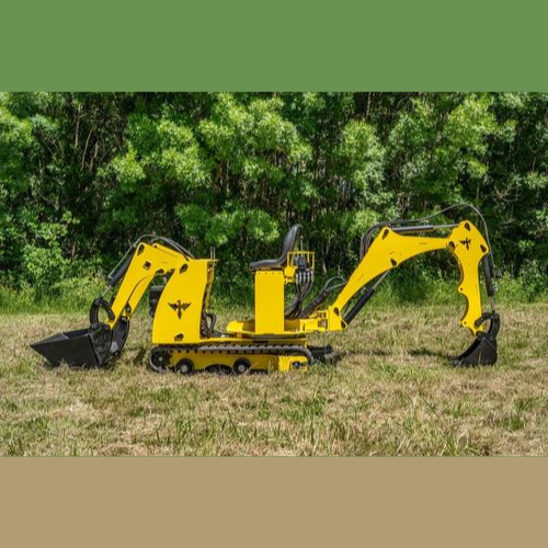 Tractopelle Phoenix 280 en action sur un chantier