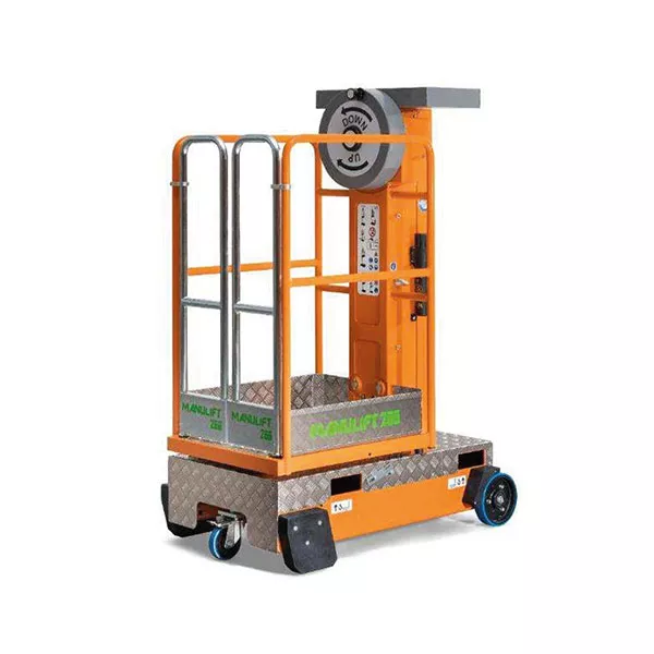 nacelle-elevatrice-semi-electique-manulift200 nacelle élévatrice manuelle