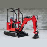 Mini-pelle Phoenix 1000 en action sur chantier